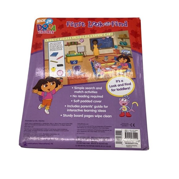 Nick Jr. Dora The Explorer "When I Grow Up" First Look & Find Childrens Book 200 - Picture 10 of 14